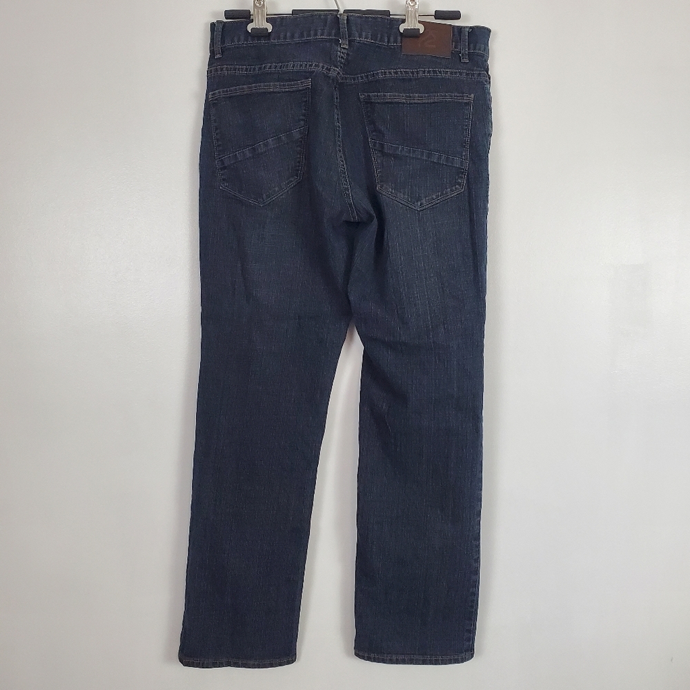 Perry Ellis jeans, dark wash straight leg 34x30 - Picture 2 of 4